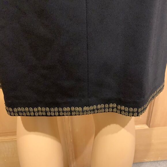 Suzy Chin Maggy sz 6 black beaded evening dress - Picture 6 of 6